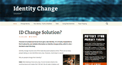 Desktop Screenshot of identitychange.org