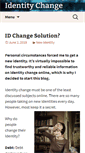 Mobile Screenshot of identitychange.org