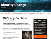 Tablet Screenshot of identitychange.org